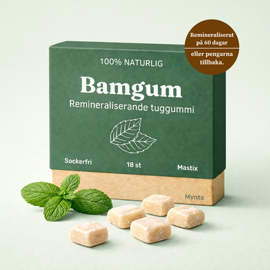 Bamgum - Remineraliserande Tuggummi