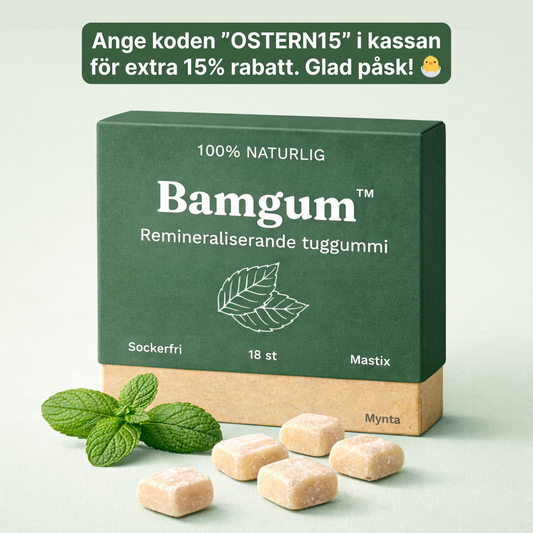 Bamgum - Remineraliserande Tuggummi