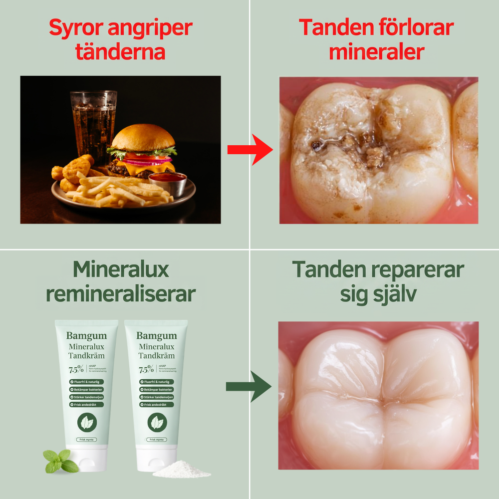 Bamgum - Mineralux Tandkräm