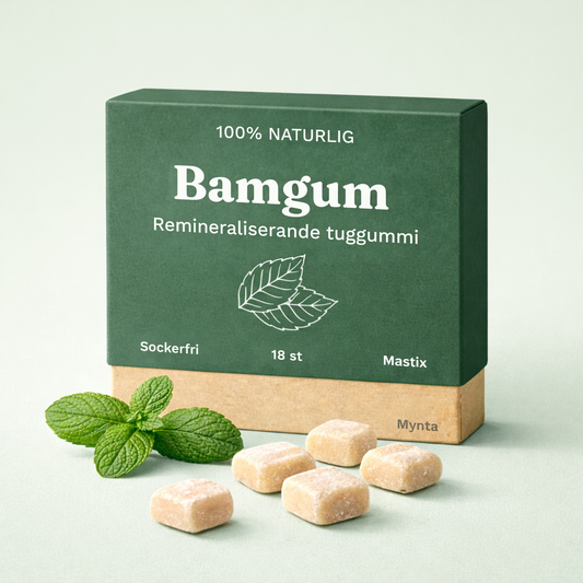Bamgum - Remineraliserande Tuggummi