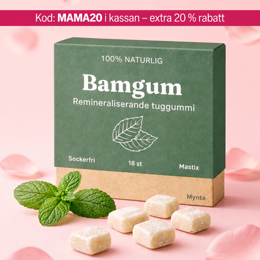 Bamgum - Remineraliserande Tuggummi