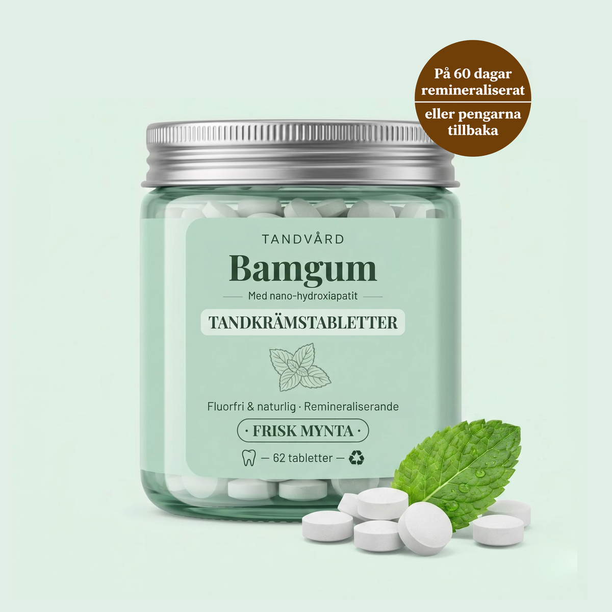 Bamgum - Tandkrämstabletter